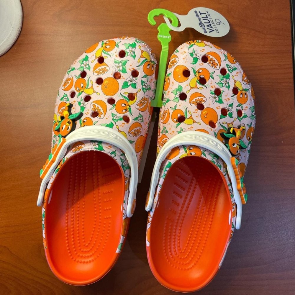 Disney World Orange Bird Crocs